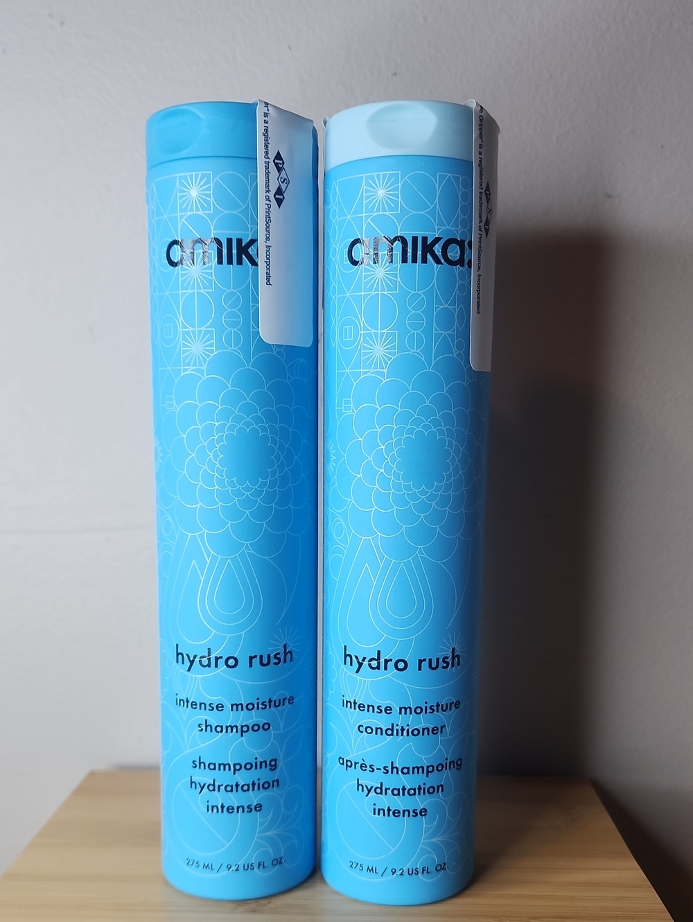 amika Hydro Rush Intense Moisture Shampoo & Conditioner Duo - Blue